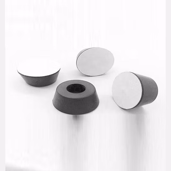 La goma de silicona impermeable modificada para requisitos particulares tapa los pequeños tapones de goma del agujero